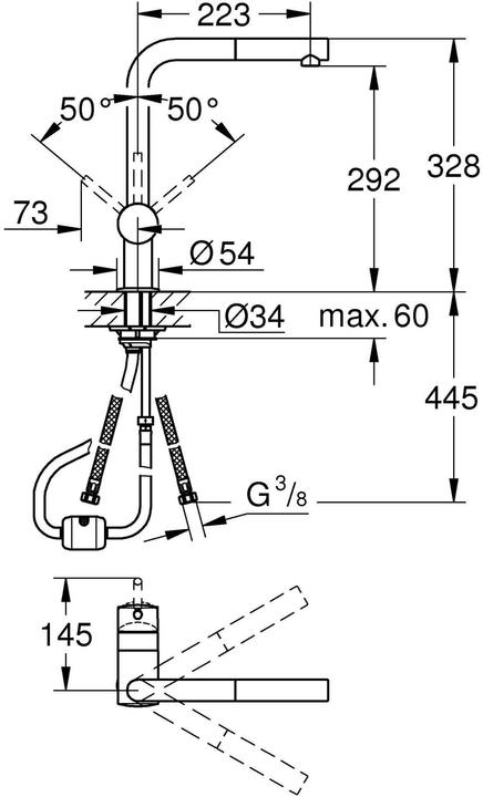 Produktbild Grohe Minta Einhand-Spültischbatterie
