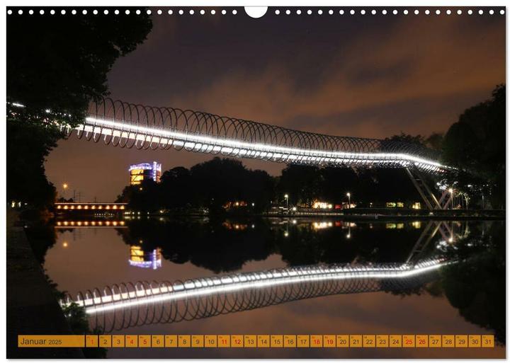Produktbild RUHRPOTT LICHTER (Wandkalender 2025 DIN A3 quer), Monatskalender (A3, Deutsch)