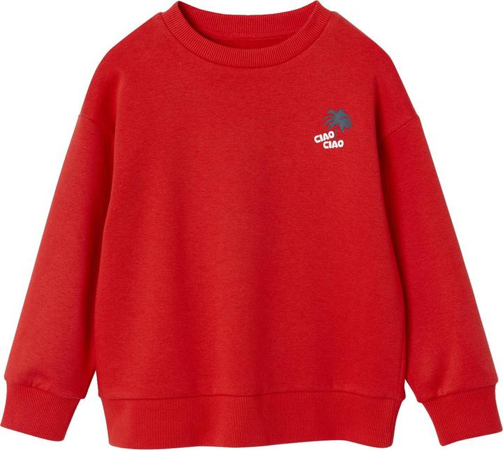 Image du produit Vertbaudet Jungen Sweatshirt mit Urlaubsmotiv hinten, Recycling-Polyester (158)