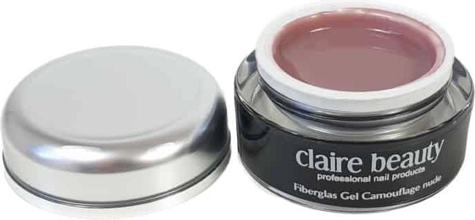 Claire Beauty Fiberglas Gel Camouflage nude (14 ml)