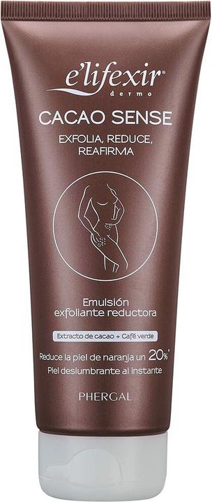 E'lifexir Cacao Sense Body Scrub Straffung und Tonisierung Verbessert die Ausstrahlung Strafft und glättet (200 ml)