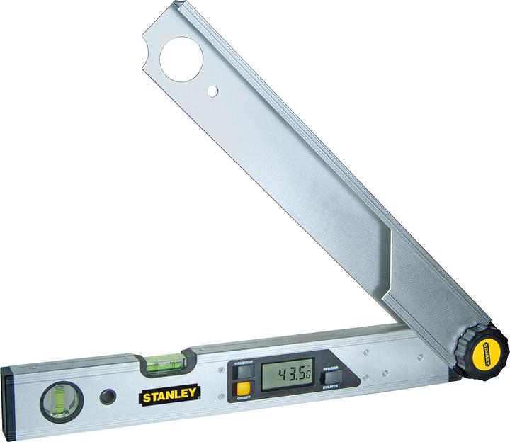 Actual product image Stanley Digital protractor, spirit level (40 cm leg length, 0°-225° measuring range, LCD display)