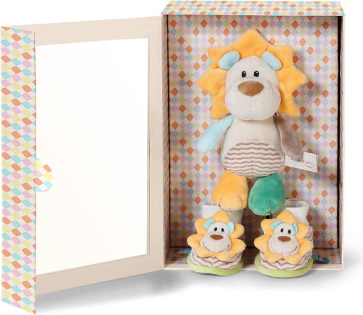 Produktbild NICI My First Geschenkset Löwe Lumba mit Babyschuhen (20 cm)