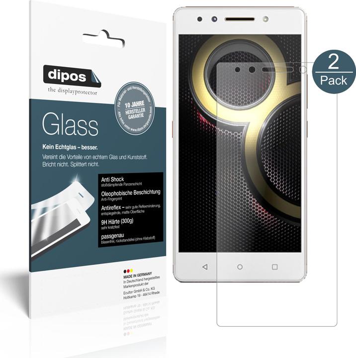 Actual product image Dipos Screen Protector Anti-Shock (2 Piece, Lenovo K8 Note)