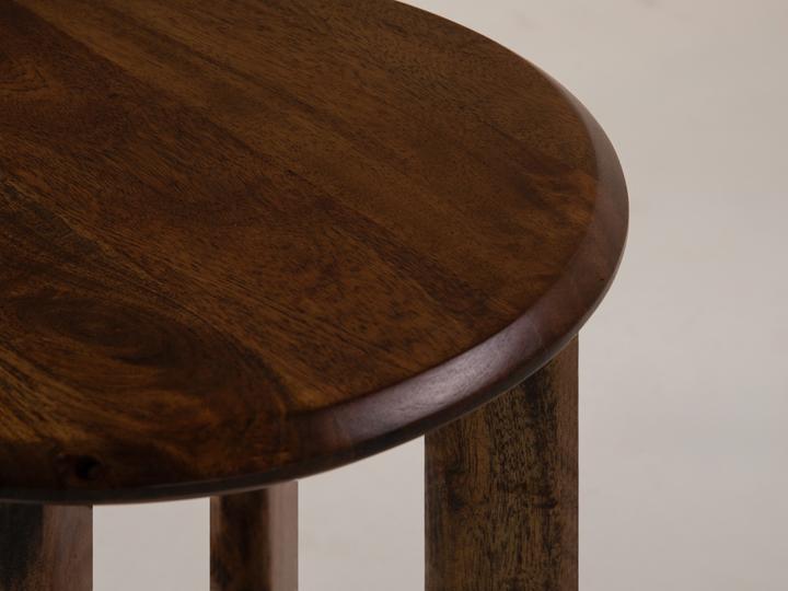 Image du produit Micadoni Table Basse, "Bia", Marron Clair, 35x35x50 (50 x 35 x 35 cm)