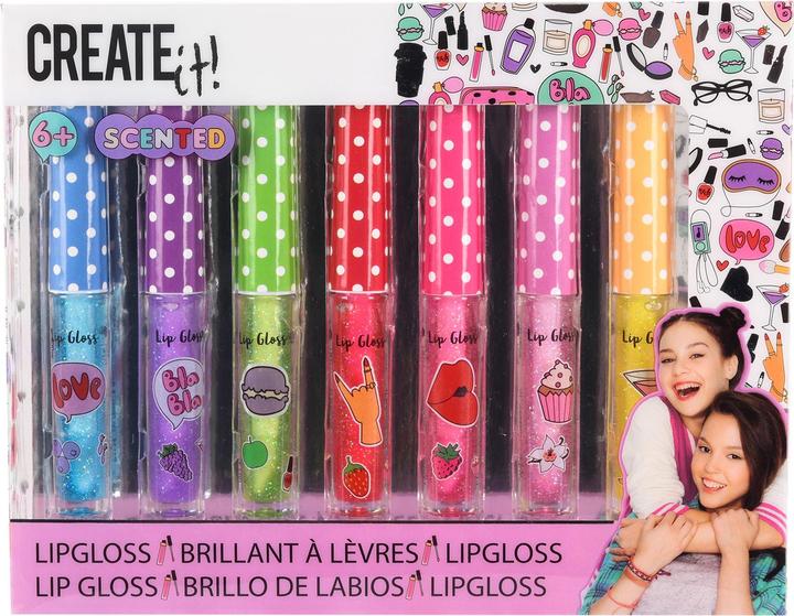 Immagine prodotto Create It! Lucidalabbra Geur & Glitter, 7 pezzi.
