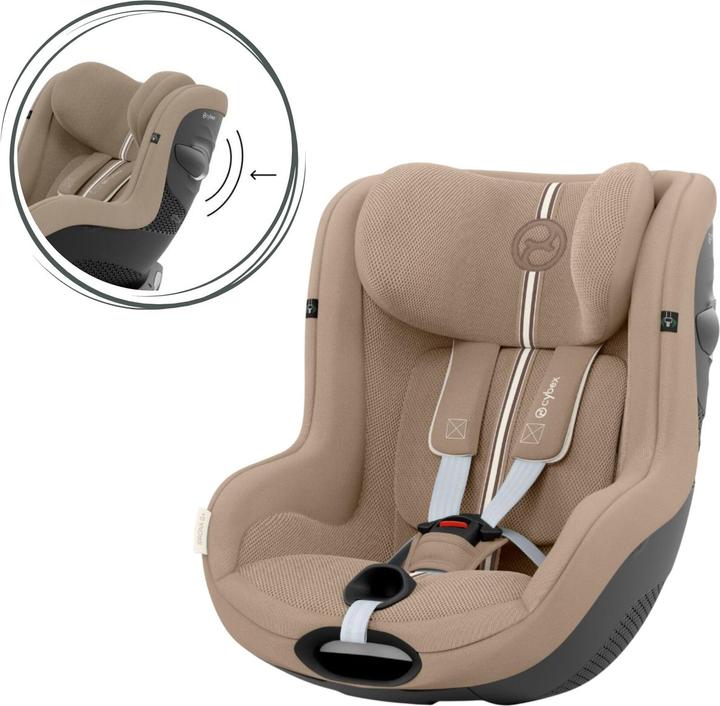 Produktbild Cybex SIRONA G I-SIZE PLUS Almond Beige | beige (Reboarder, ECE R129/i-Size Norm)