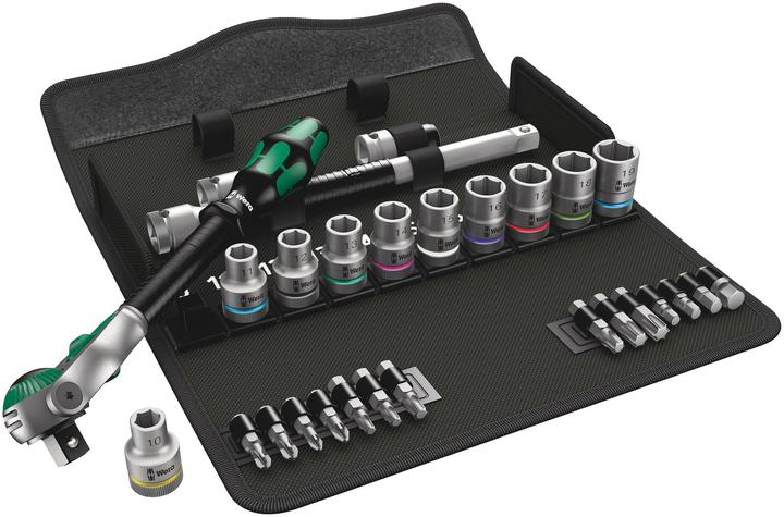 Produktbild Wera 8100 SC 6 Zyklop Speed-Knarrensatz (19 mm, 12 mm, 14 mm, 16 mm, 10  mm, 18 mm, 17 mm, 11 mm, 15 mm, 13 mm)