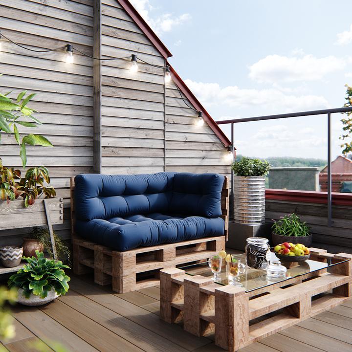 Immagine prodotto Vicco Palettenkissen Flocken (120 x 80 x 15 cm)