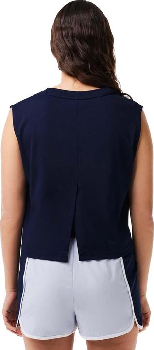 Actual product image Lacoste Womens/Ladies Printed Ultra Dry Sport Crop Top (32)
