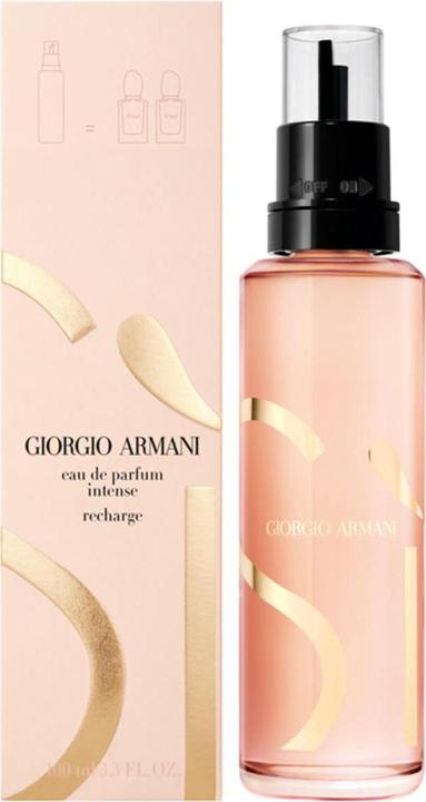 Actual product image Giorgio Armani Sì Eau de Parfum Intense Refill 100 ml (Eau de parfum, 100 ml)