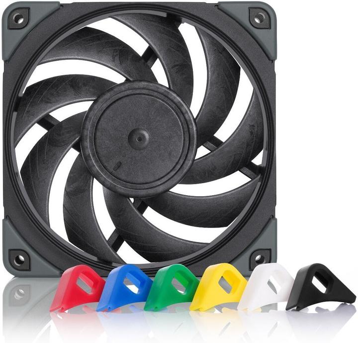 Actual product image Noctua NF-A12X25 PWM chromax.black.swap (120 mm, 1 x)