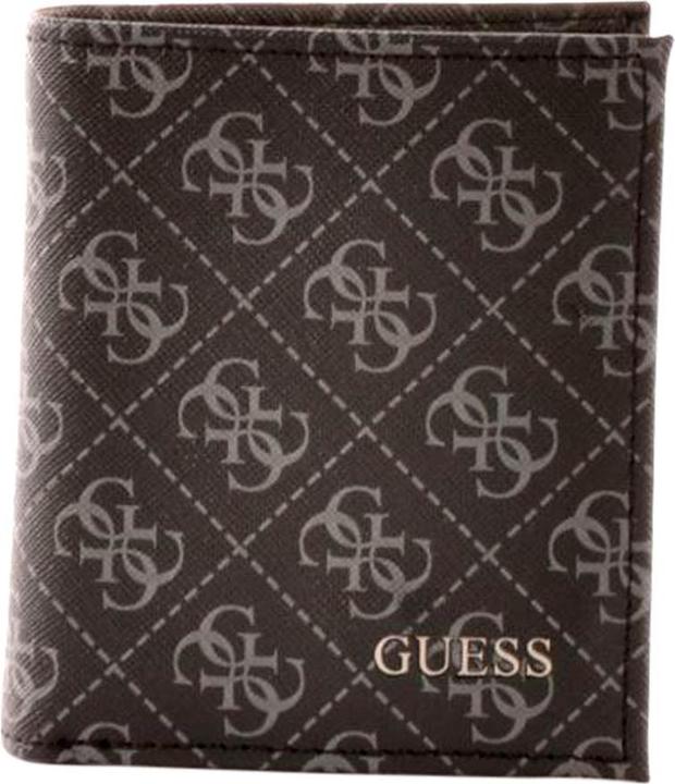 Actual product image Guess Vezzola, Textile Wallet, Small Billfold, SMVEZZPOL22, Black, For Men