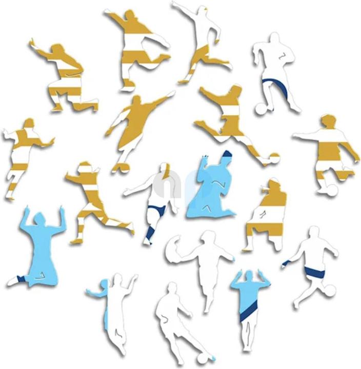 Actual product image Iconic SS Lazio - Logo - Wooden Puzzle Size M (270 pieces) (270 pieces)