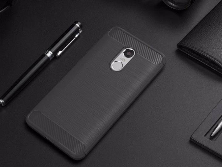 Produktbild Screenguard Xiaomi Redmi Note 3 Pro Hülle Carbon Brushed Soft TPU (Xiaomi Redmi Note 3 Pro)