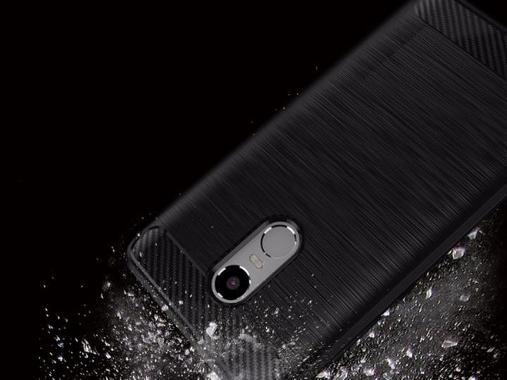 Produktbild Screenguard Xiaomi Redmi Note 3 Pro Hülle Carbon Brushed Soft TPU (Xiaomi Redmi Note 3 Pro)