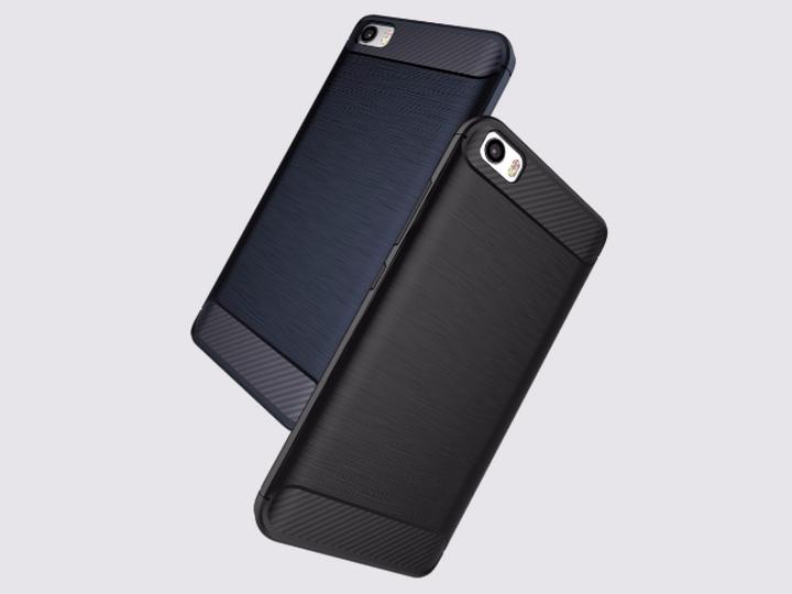 Actual product image Screenguard Xiaomi Mi 5 Hull Carbon Brushed Soft TPU (Mi 5)