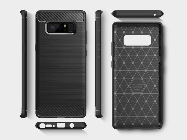 Immagine prodotto Screenguard Samsung Galaxy Note8 Cover Carbon Brushed Soft TPU (Samsung Galaxy Note 8)