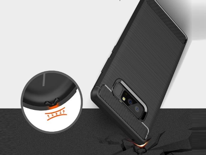 Immagine prodotto Screenguard Samsung Galaxy Note8 Cover Carbon Brushed Soft TPU (Samsung Galaxy Note 8)