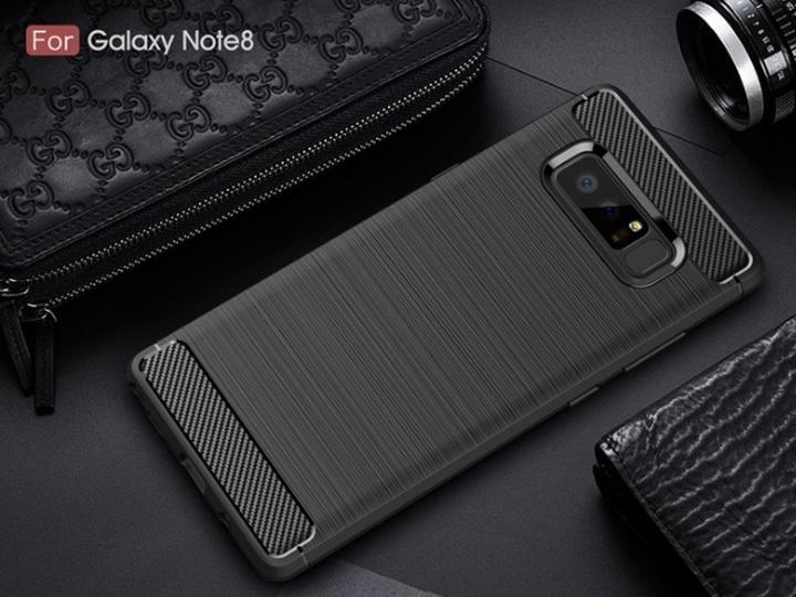 Immagine prodotto Screenguard Samsung Galaxy Note8 Cover Carbon Brushed Soft TPU (Samsung Galaxy Note 8)