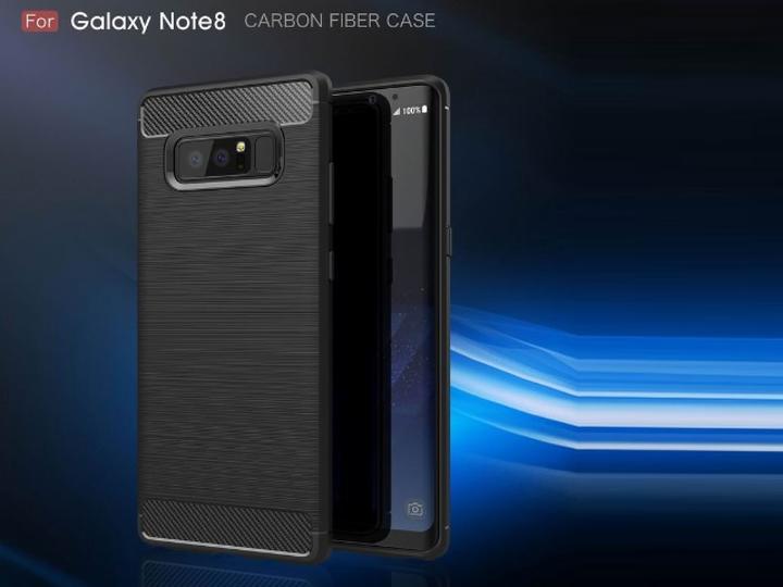 Immagine prodotto Screenguard Samsung Galaxy Note8 Cover Carbon Brushed Soft TPU (Samsung Galaxy Note 8)