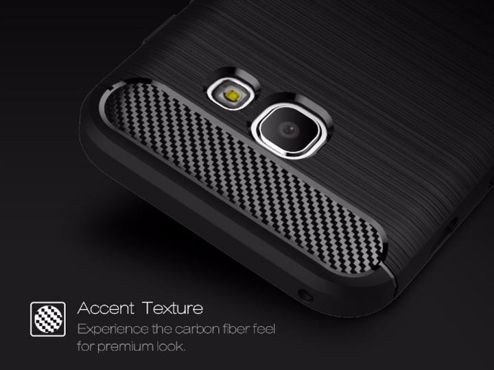Produktbild Screenguard Samsung Galaxy A5 2017 Hülle Carbon Brushed Soft TPU (Samsung Galaxy A5 (2017))