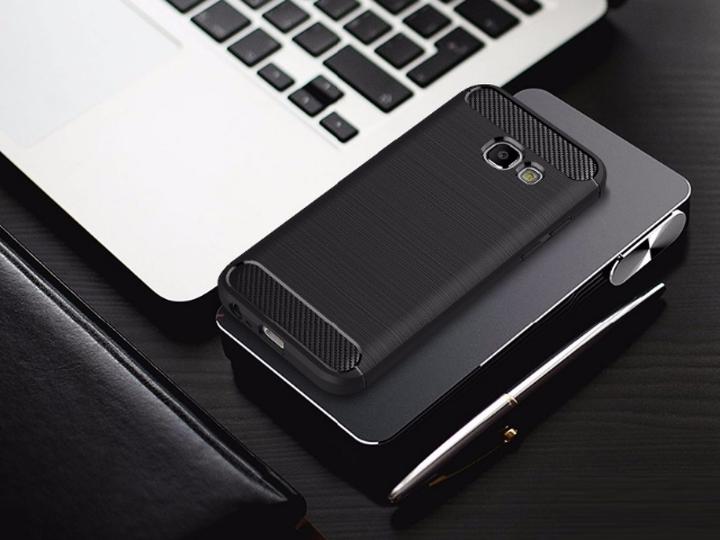 Produktbild Screenguard Samsung Galaxy A5 2017 Hülle Carbon Brushed Soft TPU (Samsung Galaxy A5 (2017))