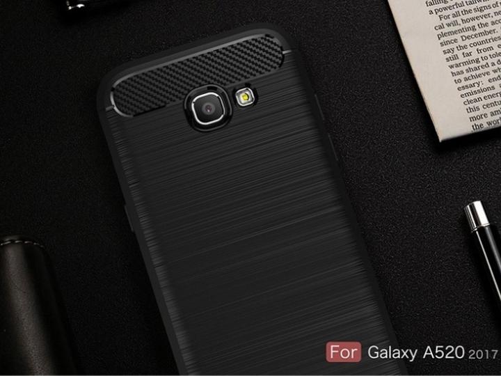 Produktbild Screenguard Samsung Galaxy A5 2017 Hülle Carbon Brushed Soft TPU (Samsung Galaxy A5 (2017))