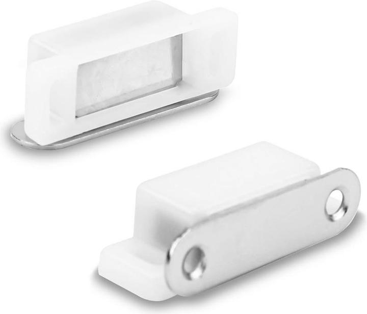 Image du produit Intirilife 10x loqueteaux magnétiques en BLANC