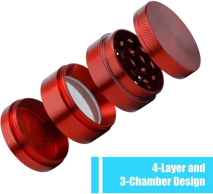 Actual product image Intirilife 4-piece Kitchen Grinder (Various spices)