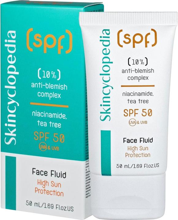 Skincyclopedia SPF 50 Anti-Blemish Fluid (50ml) (Sonnencreme Gesicht, SPF 50, 50 ml)