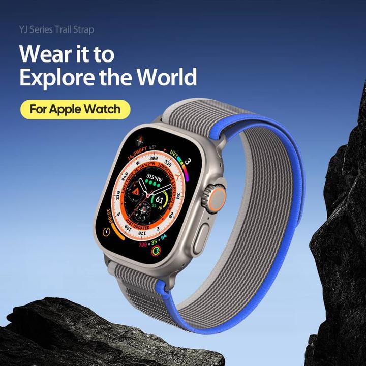 Immagine prodotto Dux Ducis Cinturino sportivo in velcro per Apple Watch 8/7/6 / SE / 5/4/3/2/1 (38, 40, 41 mm) Versio (41 mm, 38 mm, 40 mm, Nylon)