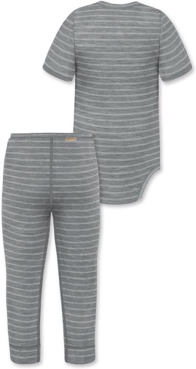 Image du produit Normani Bébé mérinos body manches courtes "Tihoi" et pantalon "Tutira" - 9613 (80)