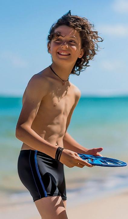 Actual product image Fashy Knaben Badehose gestreift (140)