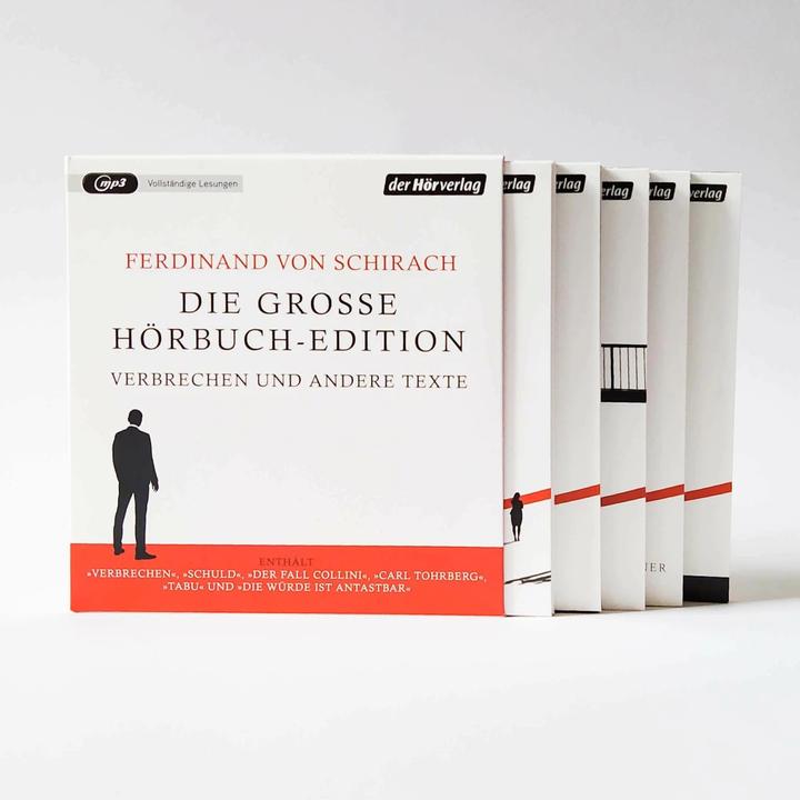 Produktbild Die grosse Hörbuch-Edition - Verbrechen und andere Texte (Matthias Brandt, Christian Berkel, Ferdinand von Schirach, Burghart Klaussner, Deutsch)