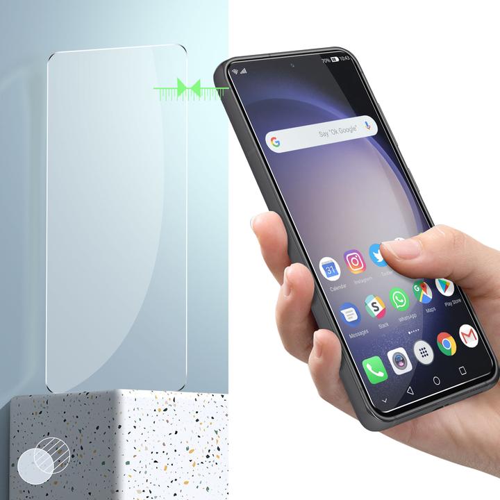 Produktbild Avizar 9H Härtegrad Glas-Displayschutzfolie (1 Stück, Samsung Galaxy S21)