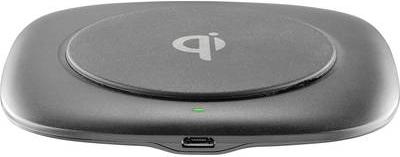 Cellularline Induction Charger 2000 mA qi Fast Easy WIRELESSPAD10WK Outputs Induction Charging Standard Black (10 W)