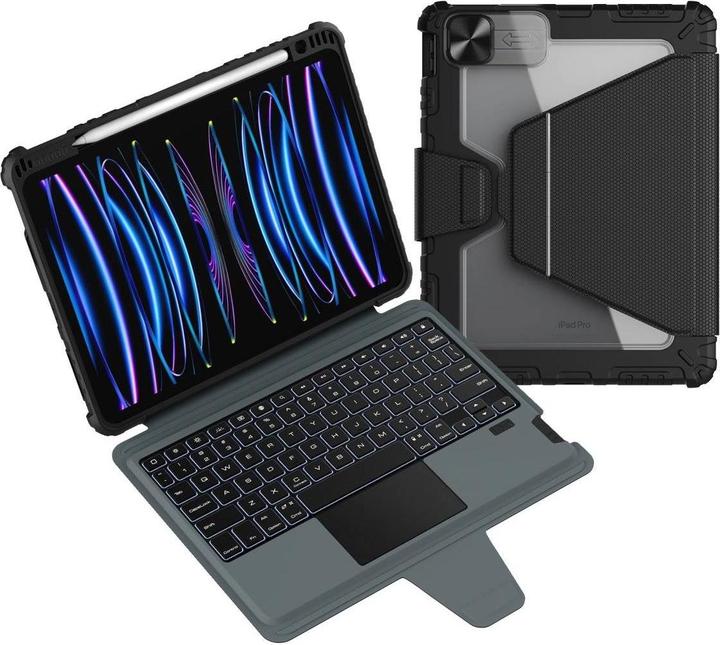 Produktbild NoName Bumper Link Keyboard Case (Backlit Version) for iPad Air 10.9 2020/Air 4/Air 5/Pro 11 2020/2 (DE)