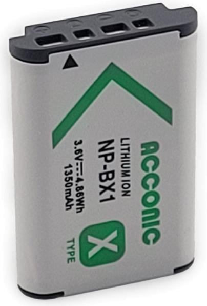 Produktbild Acconic Akku f. Sony NP-BX1 Cyber-shot DSC HX300 DSC HX50V DSC RX1 DSC RX100 (Kamera Akku)