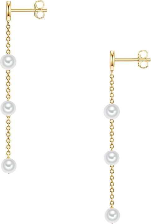 Immagine prodotto Glanzstücke München Donna Argento 925 Perle d'acqua dolce coltivate Oro giallo - 31450 (Argento)