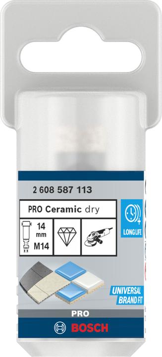 Produktbild Bosch Professional Zubehör PRO Core Cutter dry, 14 x 30 x 22,23 mm (14 mm)