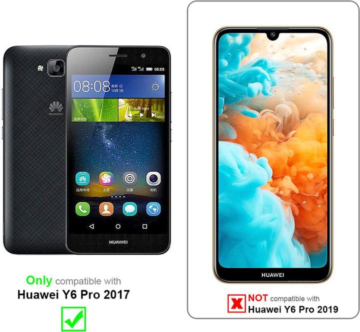 Image du produit Cadorabo Housse Flower Book (Huawei Y6 Pro (2017))