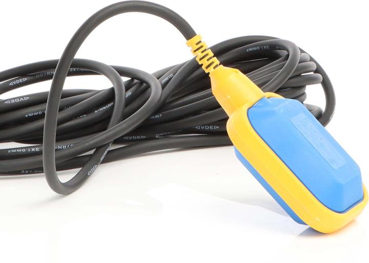 Produktbild Wiltec Schwimmerschalter Pumpe 230V 16A Tauchpumpen Pegelschalter 10m Kabel