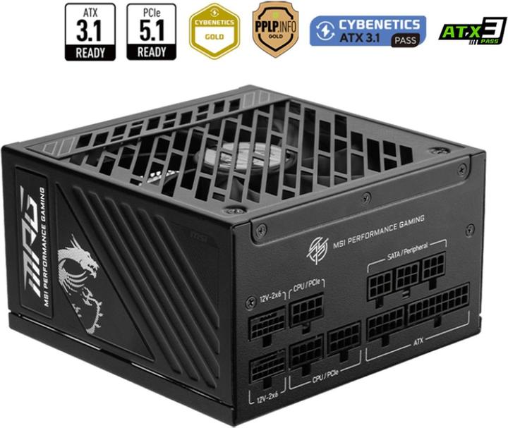Produktbild MSI PSU MPG A1250GS PCIE5 (1250 W)