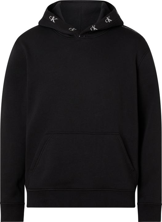 Actual product image Calvin Klein Jeans LOGO JACQUARD HOODIE, black(black), size XL (XL)