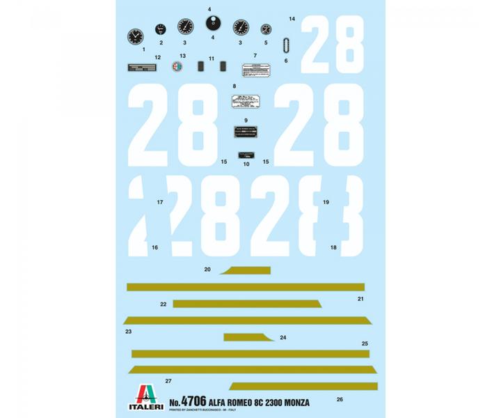 Image du produit 1:12 Alfa Romeo 8C 2300 Monza Nuvolari