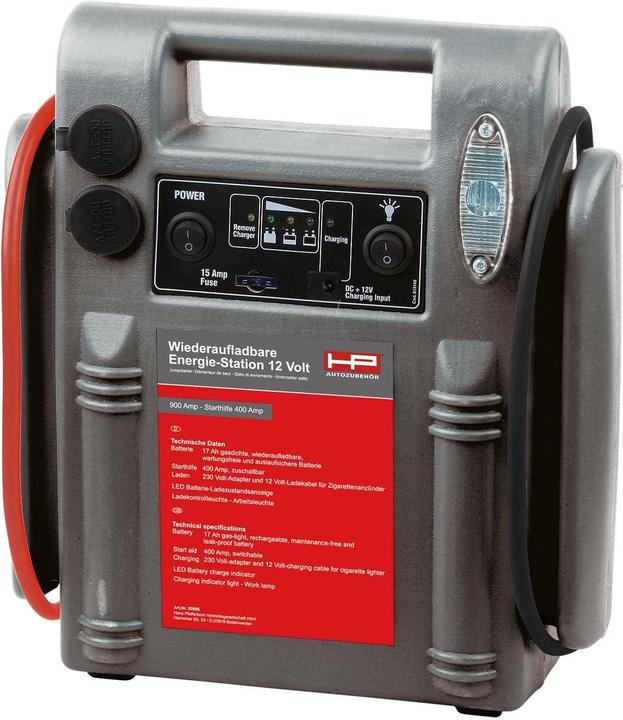 Produktbild HP Autozubehör Starthilfe (900 A, 17000 mAh)