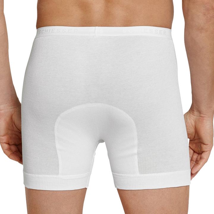 Produktbild Schiesser 2er Pack Original Classics Doppelripp Unterhose kurz (L, 2er Pack)