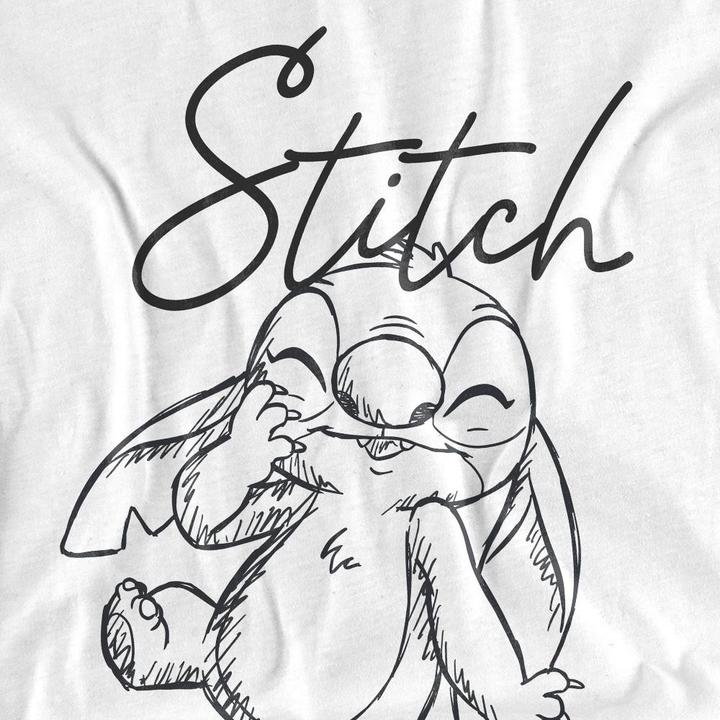 Immagine prodotto Lilo & Stitch Sketchy Surprise Maglietta Classico Donna (L)