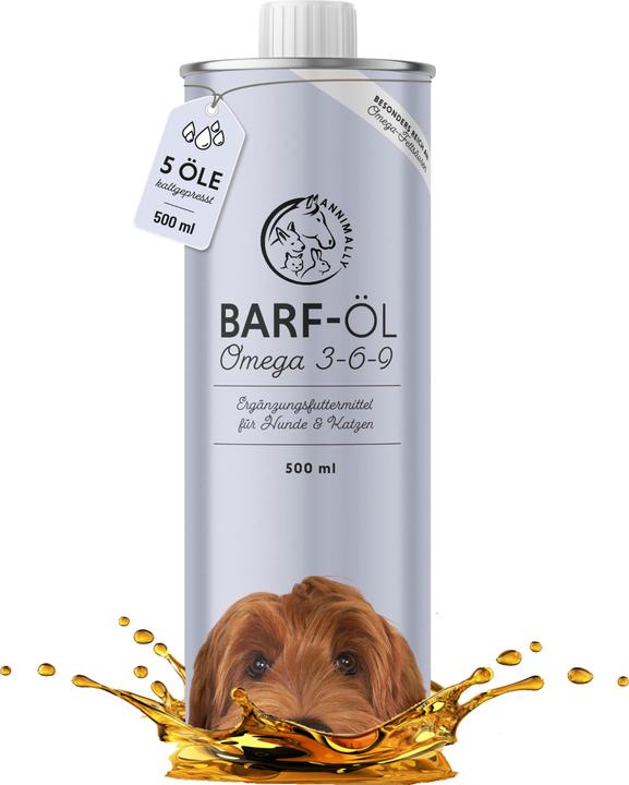 Annimally Barf oil 500ml (Senior, Adult, Junior, 1 pcs., 1000 g)